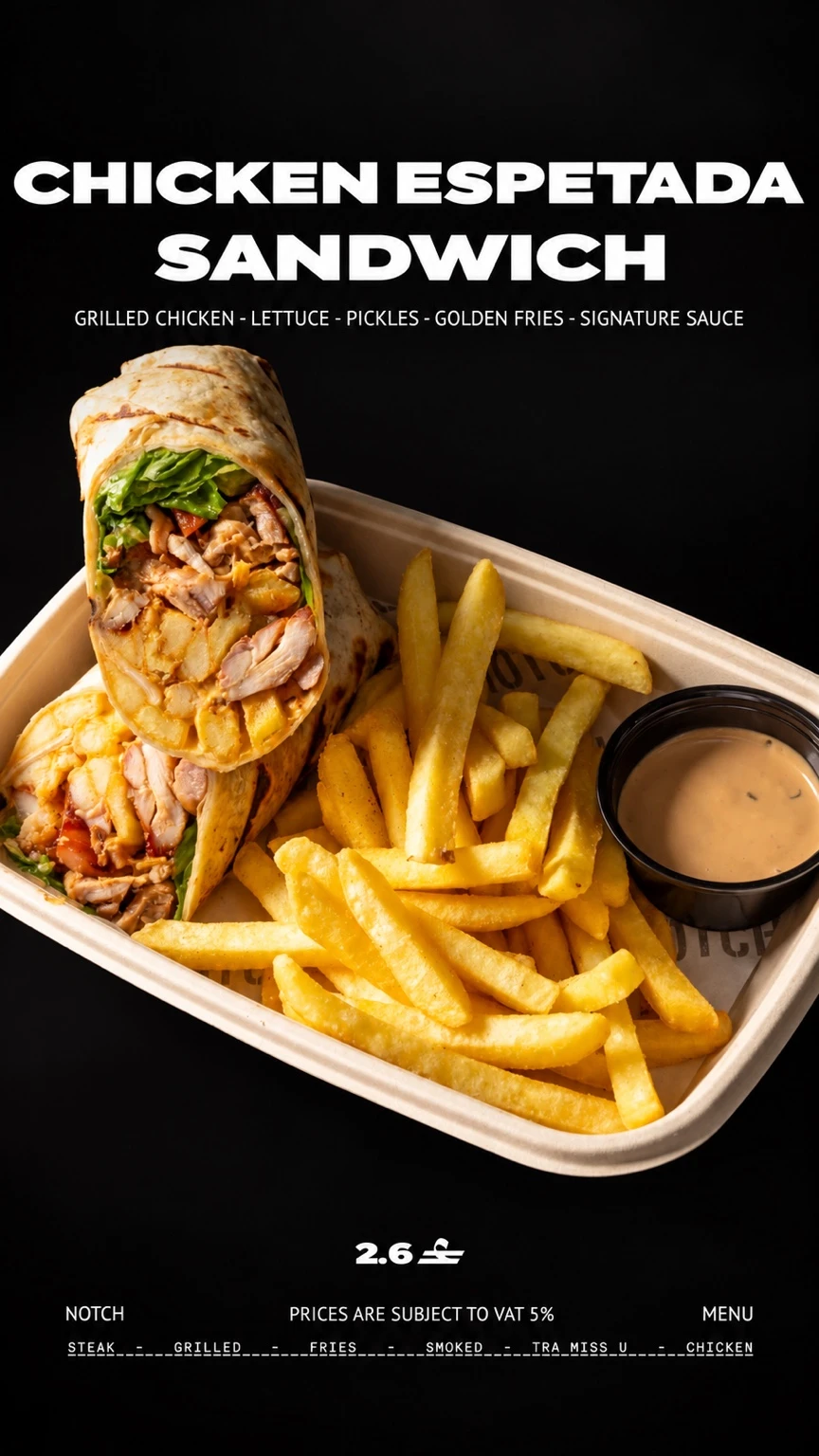 Chicken Espetada Sandwich
